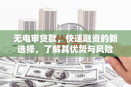海港无电审贷款，快速融资的新选择，了解其优势与风险