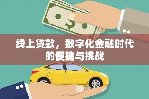海港线上贷款，数字化金融时代的便捷与挑战