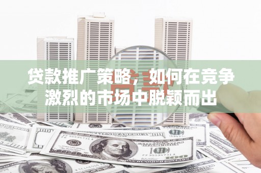 海港贷款推广策略，如何在竞争激烈的市场中脱颖而出