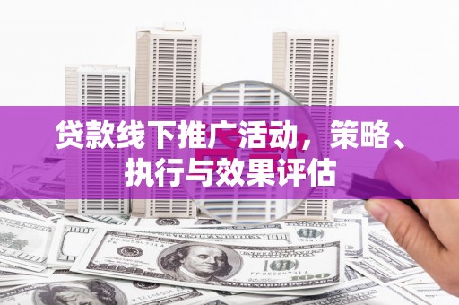 海港贷款线下推广活动，策略、执行与效果评估