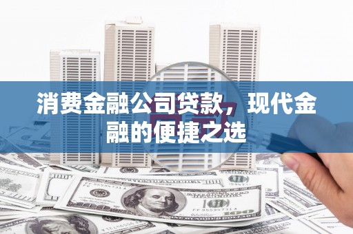海港消费金融公司贷款，现代金融的便捷之选