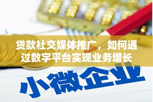 海港贷款社交媒体推广，如何通过数字平台实现业务增长