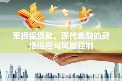 海港无担保贷款，现代金融的灵活选择与风险控制