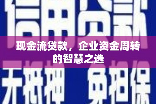 海港现金流贷款，企业资金周转的智慧之选