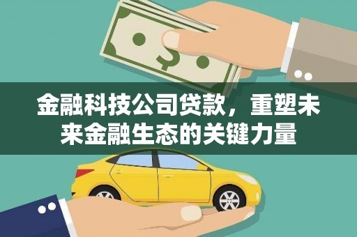 海港金融科技公司贷款，重塑未来金融生态的关键力量
