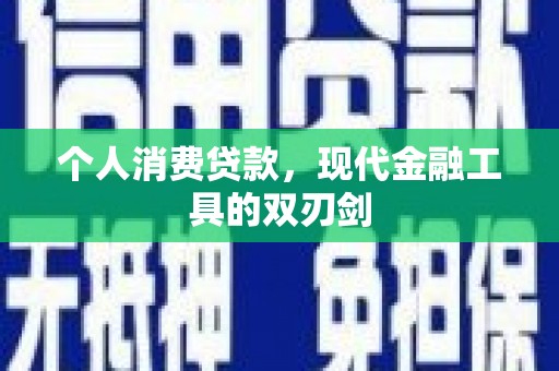 海港个人消费贷款，现代金融工具的双刃剑