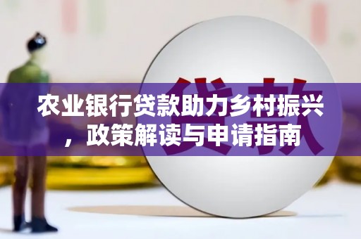 海港农业银行贷款助力乡村振兴，政策解读与申请指南
