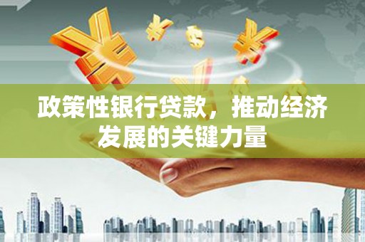 海港政策性银行贷款，推动经济发展的关键力量