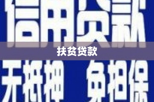 海港扶贫贷款
