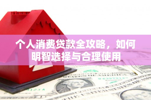 海港个人消费贷款全攻略，如何明智选择与合理使用
